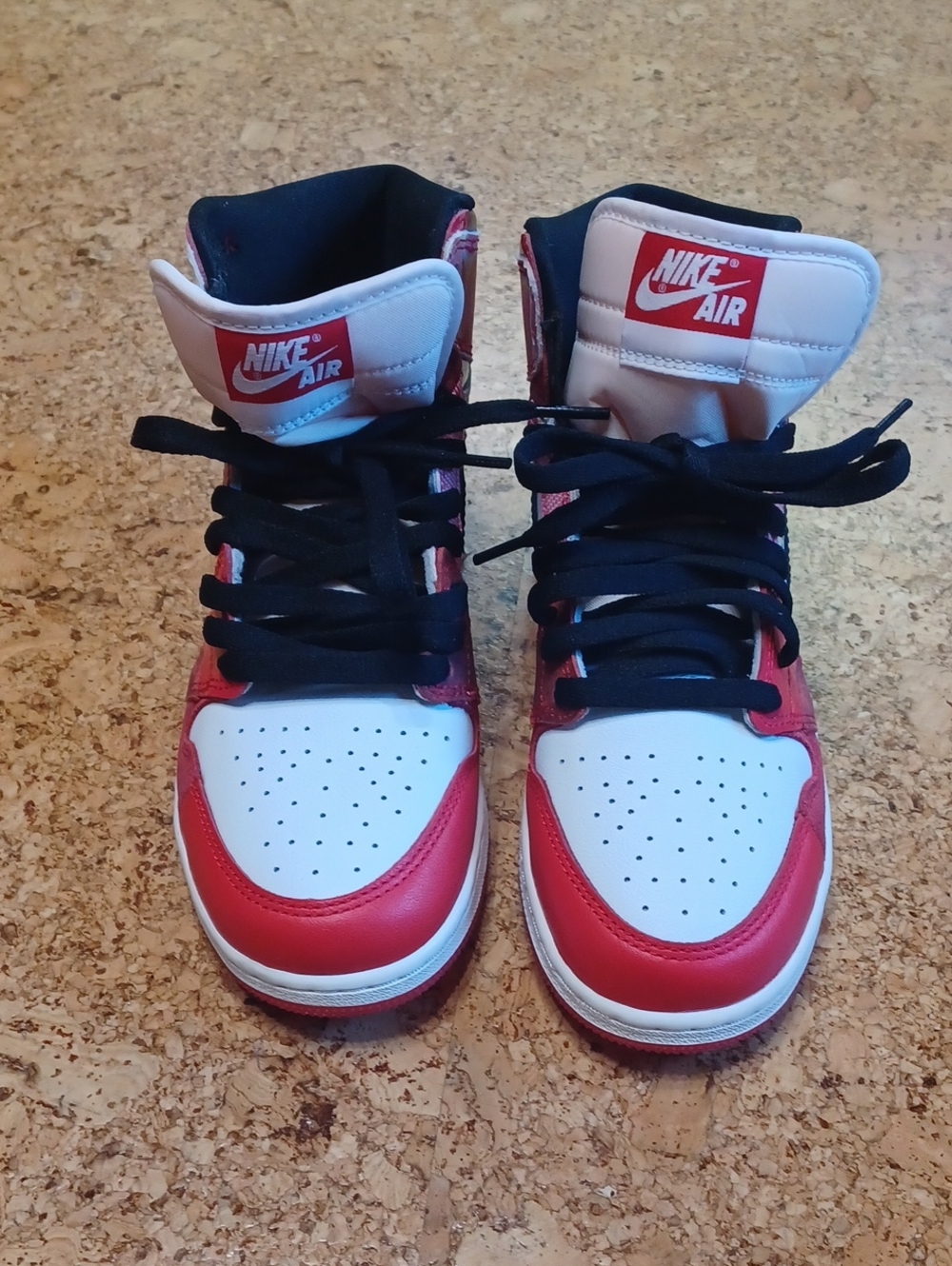 Nike Air Jordan 1 Retro High OG Spider-Man Red/Black/White Shoes Size 6.5Y NEW